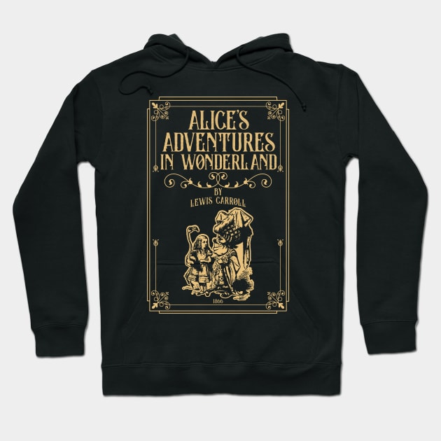 Alice in Wonderland - Lewis Carroll - Mad Hatter, White Rabbit, Cheshire Cat Hoodie by OutfittersAve